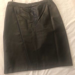 Women’s leather skirt